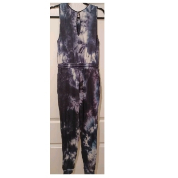 ANTISTAR SOFT RAYON TIE DYE ROMPER PANTSUIT JUMPSU - Picture 2 of 13